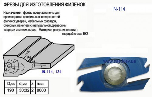 Филенка D=190мм тв сплав