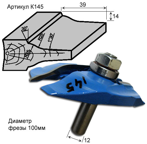 Фреза філенка