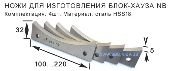 Якісні ножі для блокхауса. Ножі змінні